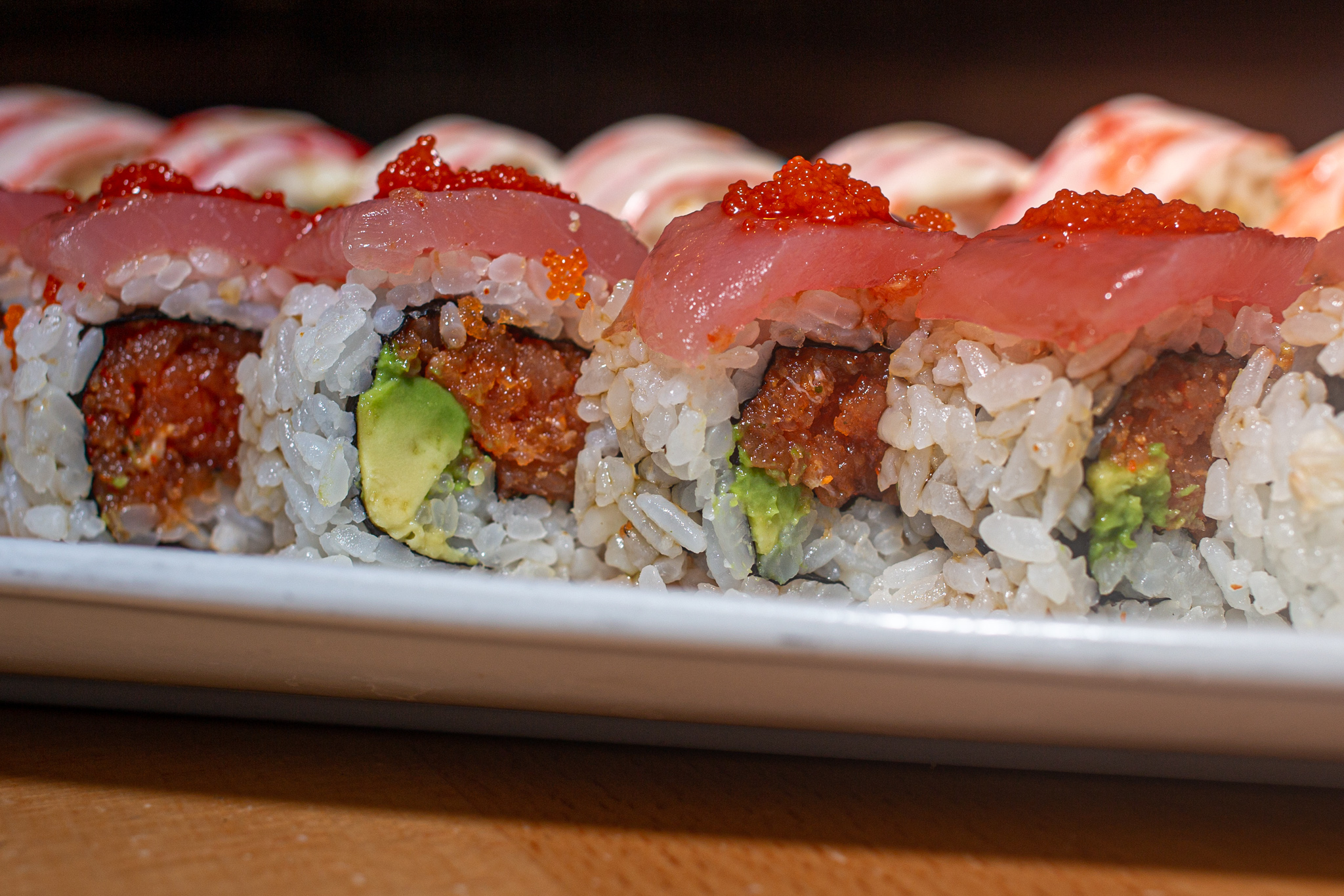 Red dragon clearance roll sushi